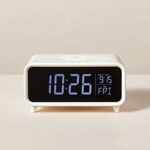 Hearth & Hand Digital Alarm Clock with Wireless Charging